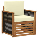 Udendørs Mellem Sofa Naturfarvet