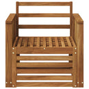 Udendørs Mellem Sofa Naturfarvet