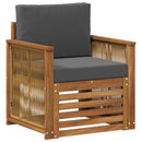 Udendørs Mellem Sofa Naturfarvet