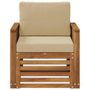 Udendørs Mellem Sofa Naturfarvet