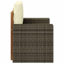Udendørs Mellem Sofa Naturfarvet