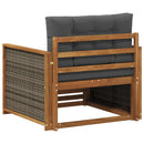 Udendørs Mellem Sofa Naturfarvet