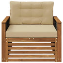 Udendørs Mellem Sofa Naturfarvet