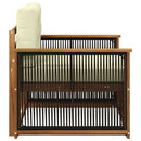 Udendørs Mellem Sofa Naturfarvet