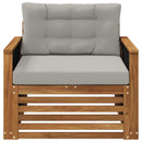 Udendørs Mellem Sofa Naturfarvet