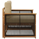 Udendørs Mellem Sofa Naturfarvet