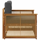 Udendørs Mellem Sofa Naturfarvet