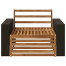 Udendørs Mellem Sofa Naturfarvet