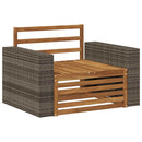 Udendørs Mellem Sofa Naturfarvet