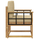 2 Stk Udendørs sofagruppe Polyester Hvid og Beige