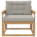 Udendørs Mellem Sofa Polyester Hvid