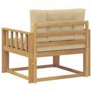 Udendørs Mellem Sofa Polyester Hvid