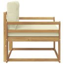 Udendørs Mellem Sofa Polyester Hvid