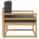 Udendørs Mellem Sofa Polyester Hvid