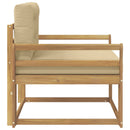Udendørs Mellem Sofa Polyester Hvid