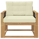 Udendørs Mellem Sofa Polyester Hvid