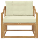 Udendørs Mellem Sofa Polyester Hvid