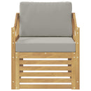 Udendørs sofa Polyester Hvid