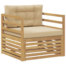 Udendørs sofa Hvid og Beige