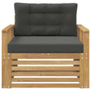 Udendørs sofa Polyester Hvid