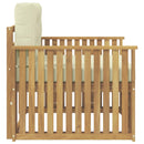 Udendørs sofa Polyester Hvid