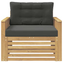 Udendørs sofa Polyester Hvid
