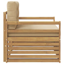 Udendørs sofa Polyester Hvid