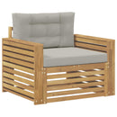 Udendørs sofa Polyester Hvid