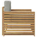 Udendørs sofa Polyester Hvid