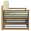 Udendørs sofa Polyester Hvid