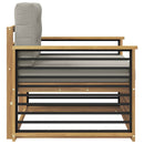 Udendørs sofa Polyester Hvid