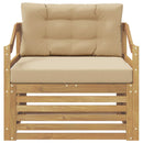 Udendørs sofa Hvid og Beige