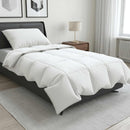 Dyne FULDA 135 x 220 cm Sommer 100 GSM 90% gåsedun Hvid