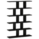 Væghylde Sort eg 70 x 17 x 101 cm Konstrueret træ