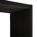 Væghylde Sort eg 70 x 17 x 101 cm Konstrueret træ