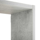 Væghylde Betongrå 72 x 17 x 105 cm Konstrueret træ