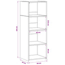 Highboard Gammelt træ 45 x 41 x 124 cm Konstrueret træ