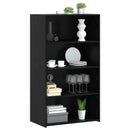 Highboard Sort eg 70 x 41 x 124 cm Konstrueret træ
