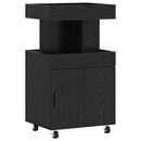 Barvogn Sort eg 50 x 41 x 89 cm Konstrueret træ