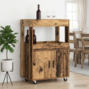 Barvogn Egetræ 60 x 39,5 x 89 cm Konstrueret træ
