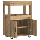 Barvogn Artisan-eg 60 x 39,5 x 89 cm Konstrueret træ