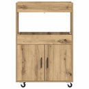 Barvogn Artisan-eg 60 x 39,5 x 89 cm Konstrueret træ