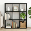 Bogskab 102 x 29 x 103,5 cm Konstrueret træ Sort eg