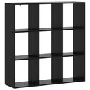 Bogskab 102 x 29 x 103,5 cm Konstrueret træ Sort eg