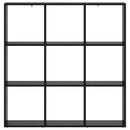 Bogskab 102 x 29 x 103,5 cm Konstrueret træ Sort eg