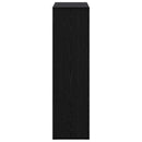 Bogskab 102 x 29 x 103,5 cm Konstrueret træ Sort eg
