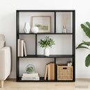 Bogskab 102 x 29 x 103,5 cm Konstrueret træ Sort eg