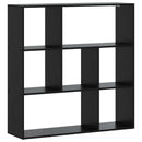 Bogskab 102 x 29 x 103,5 cm Konstrueret træ Sort eg