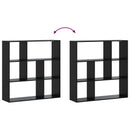 Bogskab 102 x 29 x 103,5 cm Konstrueret træ Sort eg
