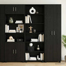 Sideboard Sort eg 70 x 41 x 185 cm Konstrueret træ